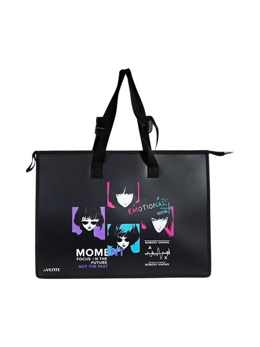 Папка А3, 467×338×100 мм, deVENTE My Life, с ручками, пластиковая, молния сверху, внутренний карман