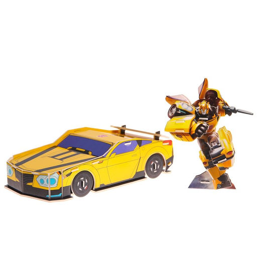 3D конструктор из пенокартона Трансформеры, Бамблби, 2 листа - Hasbro фото 5