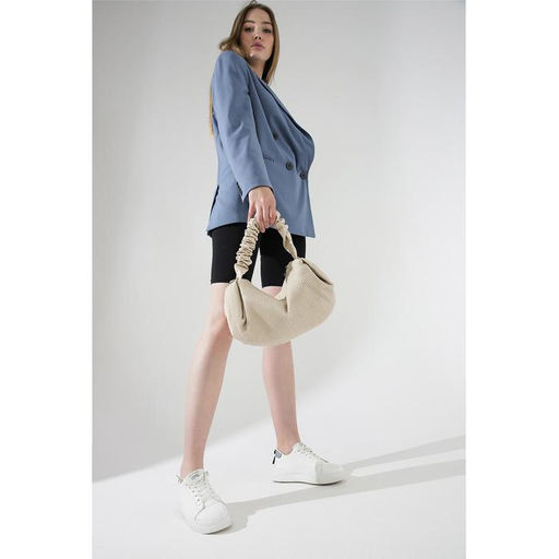 Сумка-мешок на молнии, длинный ремень, цвет бежевый - Simaland фото 4