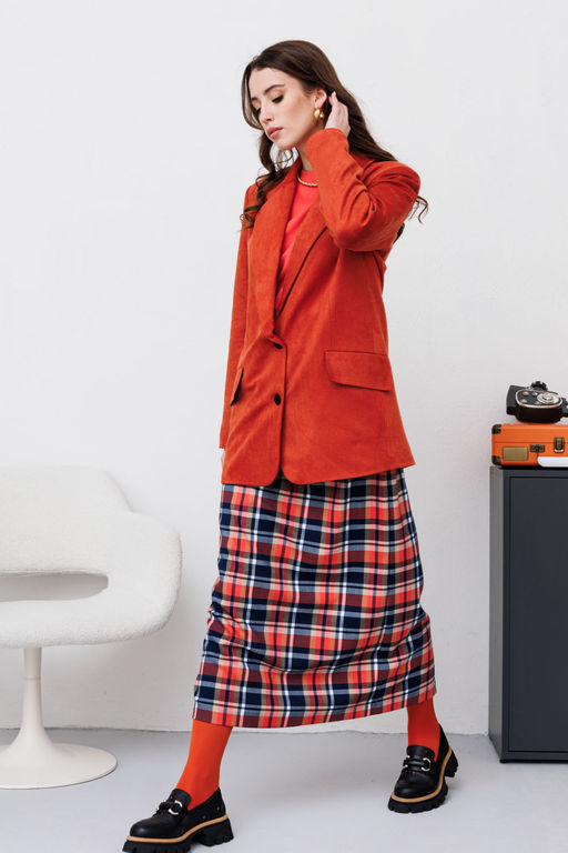 Жакет NIKVA н461 терракот  фото 3