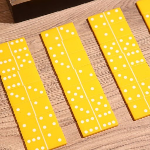 Игра настольная «Домино», в коробочке, 20×4.5×5.5 см, манговое дерево