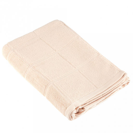 Полотенце махровое "Комфорт" 70х140см, хлопок 100%, светло-персиковый (Китай)