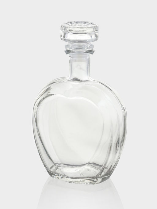 Цена за 15 шт. Графин-штоф «Сердце», 497 мл, стекло, прозрачный