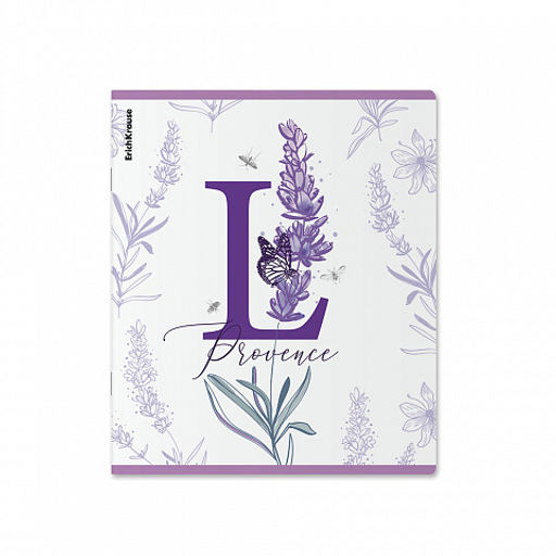 Цена за 5 шт. Тетрадь общая ученическая ErichKrause Lavender, 48 листов, клетка, выборочный УФ-лак_MIX-PACK фото 7