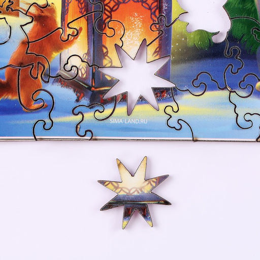 Пазл фигурный Ночная сказка - Puzzle фото 4