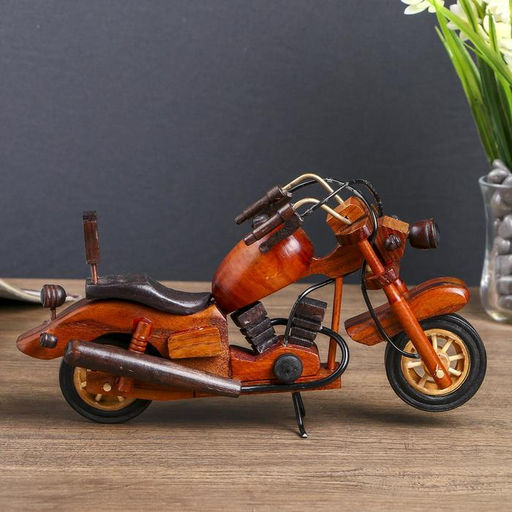 Фигурка дерево «Модель мотоцикла», 14×23.5×5 см, МИКС