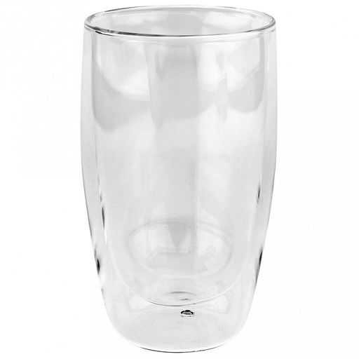 Стакан стеклянный Самбо 480мл, с двойными стенками, д8,3см, h14,8см, д/горла 8см, д/основания 5,3см (Китай) Цена указана за штуку. В коробке 3 штуки. - Домашняя мода фото 3