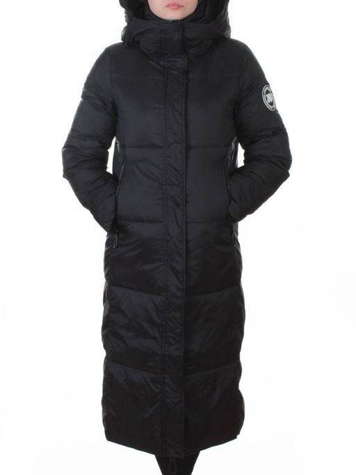 3068 BLACK Пальто пуховое женское с внутренним жилетом (утиный пух) - Fashion фото 3