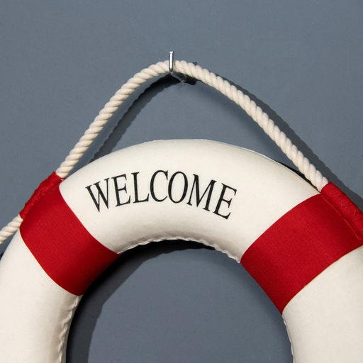 Декор настенный, панно Спасательный круг, белый, 30 см - Simaland фото 3