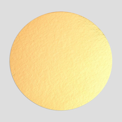 Цена за 10 шт. Подложка для торта, 18 см, золото, 2.5 мм