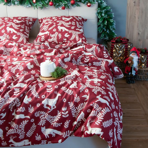Постельное бельё Этель 2 сп Christmas time 175х215 см, 200х220 см, 70х70 см - 2 штуки  фото 5