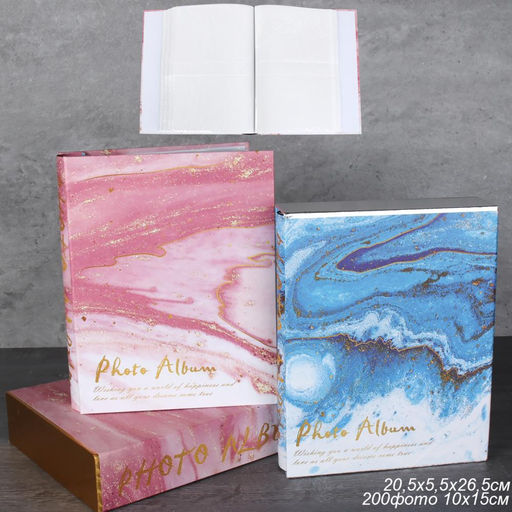 Фотоальбом 200 фото 10х15 / 9361 /уп 36/ (Голубой) - Галеонтрейд фото 6