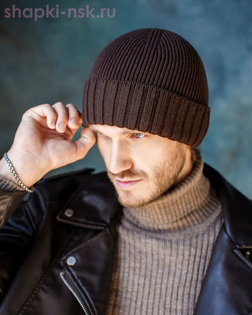 F 484 Шапка мужская (57-59)