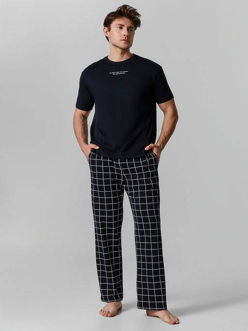 Комплект домашний мужской черный