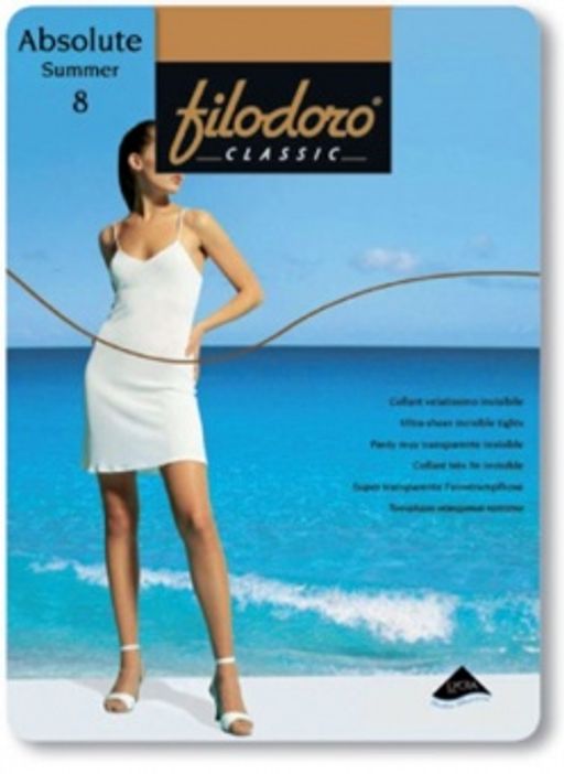 Колготки Filodoro Absolute Summer 8 (120/6) - nero  фото 2