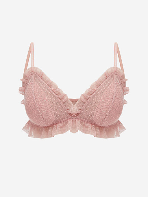 Balensiz Dolgusuz Desenli Fantezi Bralet