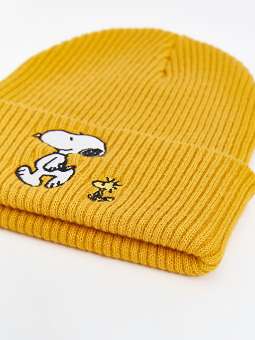 Snoopy Nak??l? Erkek ?ocuk Triko Bere