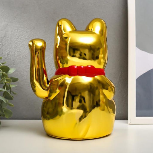 Маятник настольный антистресс «Кот: Манэки-нэко», h=21 см