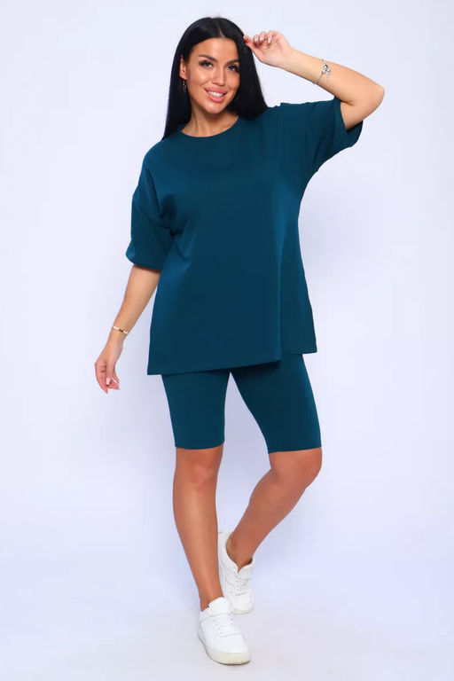 Костюм спортивный футболка и велосипедки КЖ-002