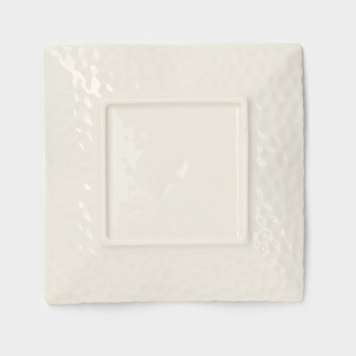 Тарелка керамическая пирожковая «Воздушность», d=15 см, цвет белый