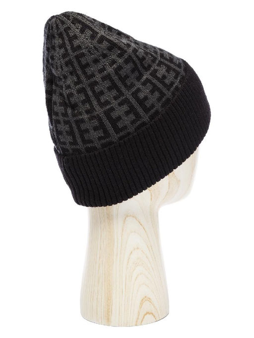 Шапка жен. шерсть+виск+акр ZZ-BR55507 grey/black - Eleganzza фото 2