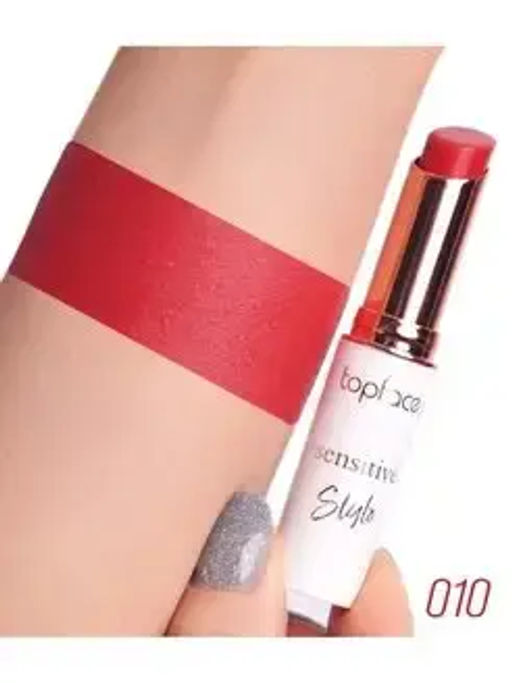 Topface Помада минеральная для губ на водной основе тон 010 "Sensitive Stylo" PT157, 3,5 гр