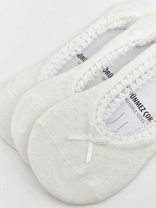 Kurdele Detayl? Babet ?orap 3l?