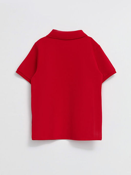 Polo Yaka Basic K?sa Kollu Pamuklu K?z ?ocuk Ti??rt - Waikiki фото 2