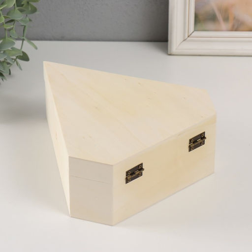 Шкатулка для росписи дерево «Бриллиант», для творчества, декора, без замка, 20×21.5×8 см