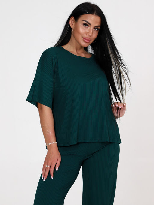 02 ЖЕНСКИЙ КОСТЮМ (брюки) (Изумрудный) - А-дина фото 4