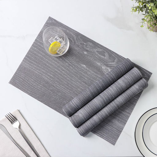 Набор салфеток сервировочных Доляна Дерево, 4 шт, 4530 см, цвет серый