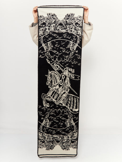 в составе ШЕСТЬ и КАШЕМИР Большой, мягкий, теплый однотонный двусторонний палантин - Tantino фото 2