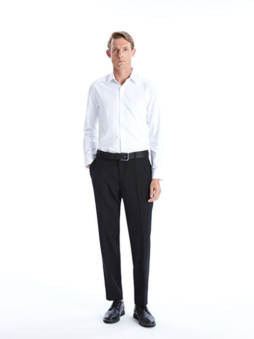 Slim Fit Uzun Kollu Poplin Erkek G?mlek - Waikiki фото 2