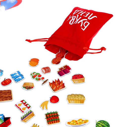 Магнитная книжка-игрушка Овощи, фрукты и прочие продукты, 8 стр. - Буква-Ленд фото 15