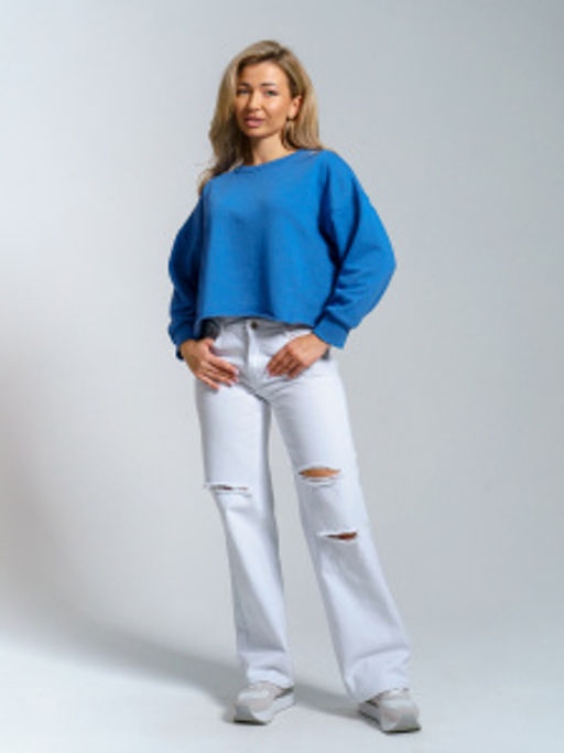 973 Свитшот "Голубой"