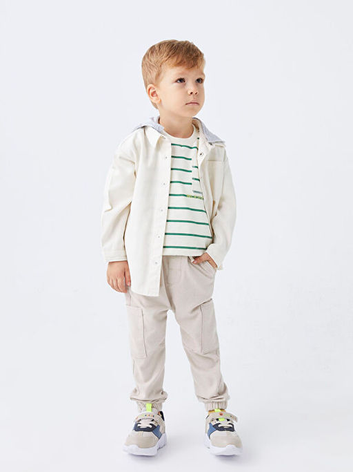 Beli Lastikli Basic Erkek Bebek Jogger Pantolon - Waikiki фото 2