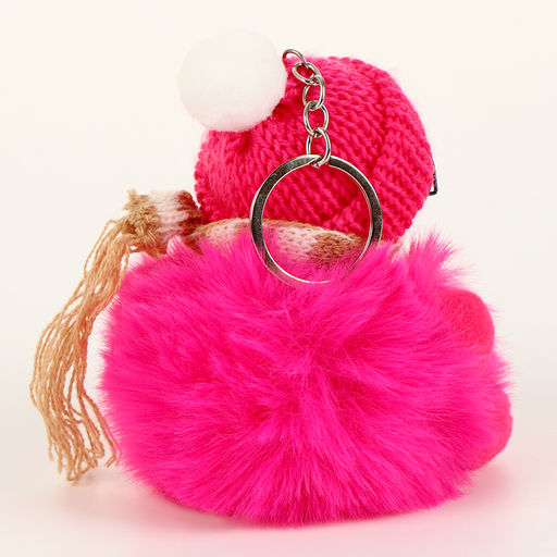 Мягкая игрушка Зимняя куколка в очках, на брелоке, 16 см, цвет МИКС - Simaland фото 4