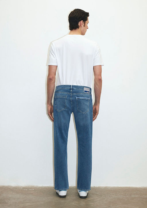 Martin Premium Blue Ac?k Mavi Jean Pantolon  фото 4