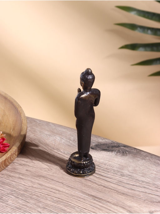 Сувенир «Будда», 5×5×17 см, бронза