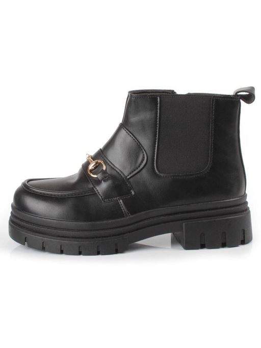 01-FR19-2 BLACK Ботинки демисезонные женские
