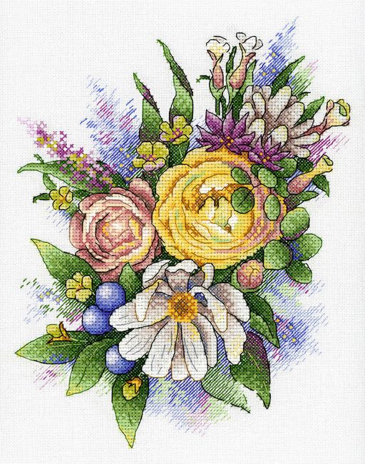 Набор для вышивания М.П.Студия А-039 Весенняя мелодия СК/Распродажа 25 х 20 см