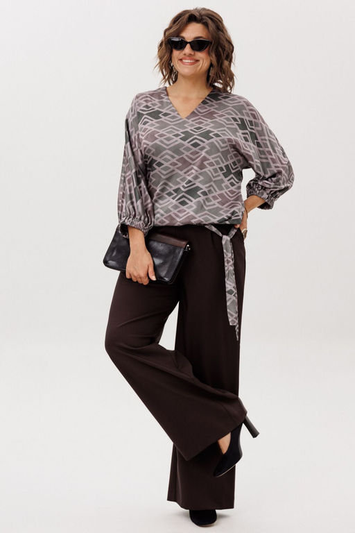 Блуза ANELLI 1662 ромбовидные холмы