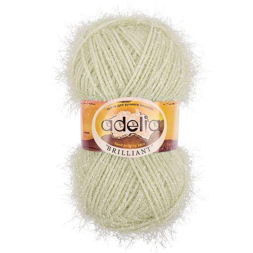 Пряжа ADELIA BRILLIANT 100% полиэстер 10 шт. х 50 г 90 м  5 м
