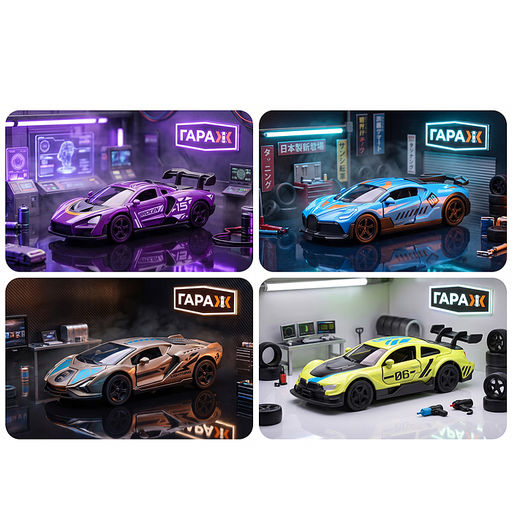 Набор машин "Гонка звезд-2" 1:64 в коробке