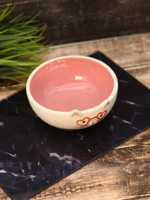 Тарелка керамическая Happy cat, 14х6,6 см