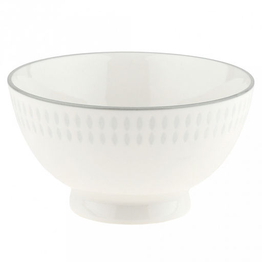 Облако Пиала фарфоровая 430мл, д12,7см, h7см, рельефный декор - голубой, отводка, белый (Китай)