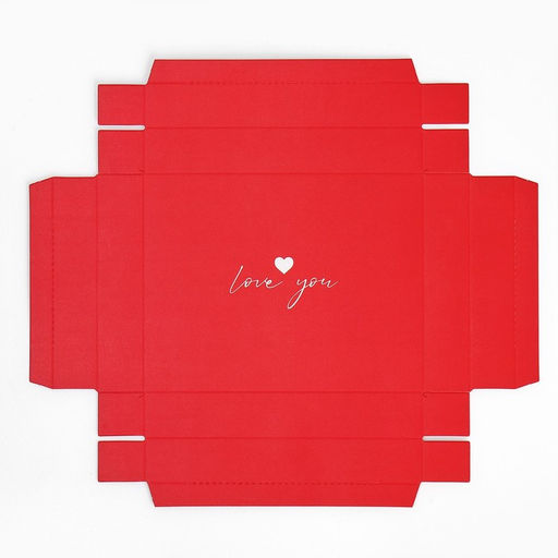 Коробка подарочная складная с 3D эффектом, упаковка, Love you, 18?14?23 см