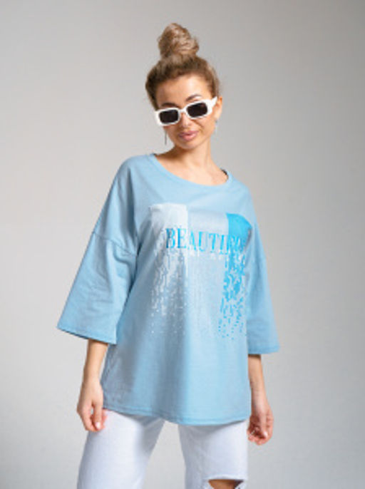 897 Футболка из турецкого хлопка - Svetekst фото 41