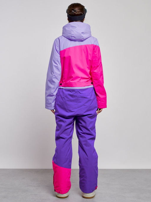 Горнолыжный комбинезон женский зимний фиолетового цвета 2327F - Chunmai фото 4
