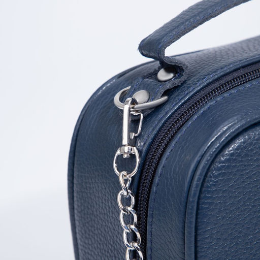 Сумка женская TEXTURA, саквояж, маленький размер, цвет синий  фото 5